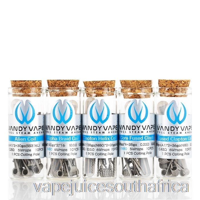 Vape Juice South Africa Vandy Vape Performance Prebuilt Coils 0.4Ohm Ni80 24Ga Coil
